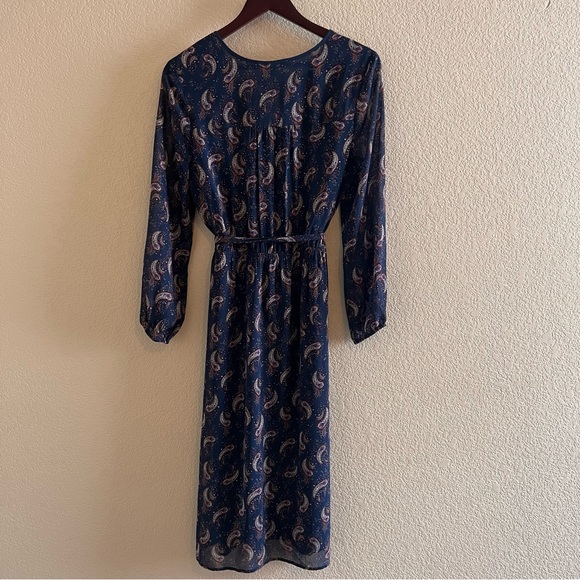 DR2 Midi Paisley Belted Dress Size Small - Picture 6 of 9